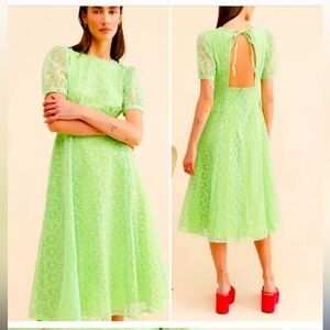 Greylin Suki Embroidered Midi Dress.